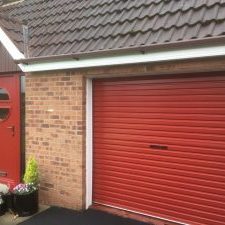 Red Garage Door