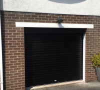 Black garage door In Comber, Belfast & North Down
