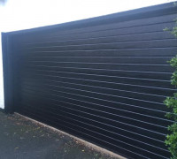 Black garage door In Comber, Belfast & North Down