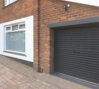 Black garage door In Comber, Belfast & North Down