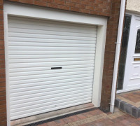 White garage door In Comber, Belfast & North Down