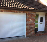 White garage door In Comber, Belfast & North Down
