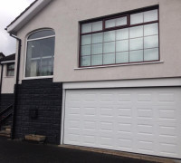 Wide white garage door In Comber, Belfast & North Down