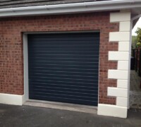 Navy garage door In Comber, Belfast & North Down