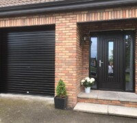 Black garage door In Comber, Belfast & North Down