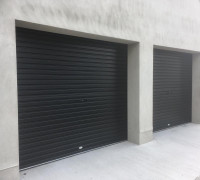 Two black garage doors In Comber, Belfast & North Down