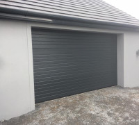 Black garage door In Comber, Belfast & North Down
