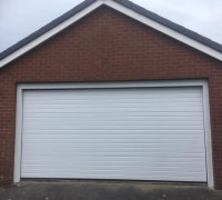 White garage door In Comber, Belfast & North Down