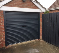 Black garage door In Comber, Belfast & North Down