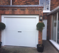 White garage door In Comber, Belfast & North Down