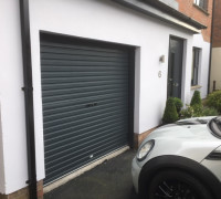 Black garage door In Comber, Belfast & North Down