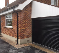Black garage door In Comber, Belfast & North Down